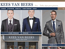 Tablet Screenshot of kees-van-beers.com